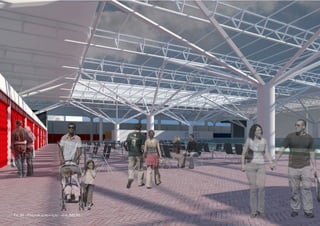 Fig. 84 - Praça de alimentação - nível 823,50
 