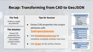 Bridging Between CAD & GIS: 8 Ways to Automate Data Integration Slide 19