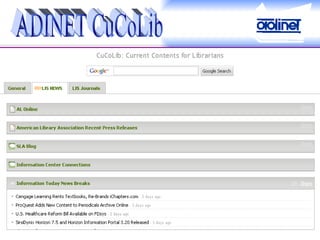 ADINET CuCoLib 