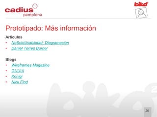 Prototipado: Cómo representar la interacción