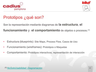 Prototipado: Cómo representar la interacción