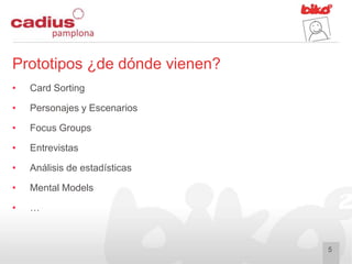 Prototipado: Cómo representar la interacción