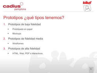 Prototipado: Cómo representar la interacción