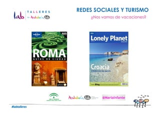Gestionar redes sociales en turismo. Andalucia Lab Talleres