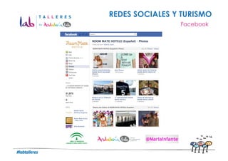 REDES SOCIALES Y TURISMO
                                           Facebook




         Logo	
  de	
  la	
  empresa	
  
 