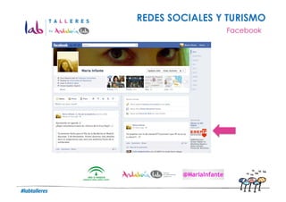 REDES SOCIALES Y TURISMO
                                           Facebook




         Logo	
  de	
  la	
  empresa	
  
 