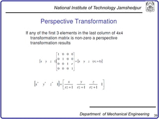 39
National Institute of Technology Jamshedpur
Department of Mechanical Engineering
 