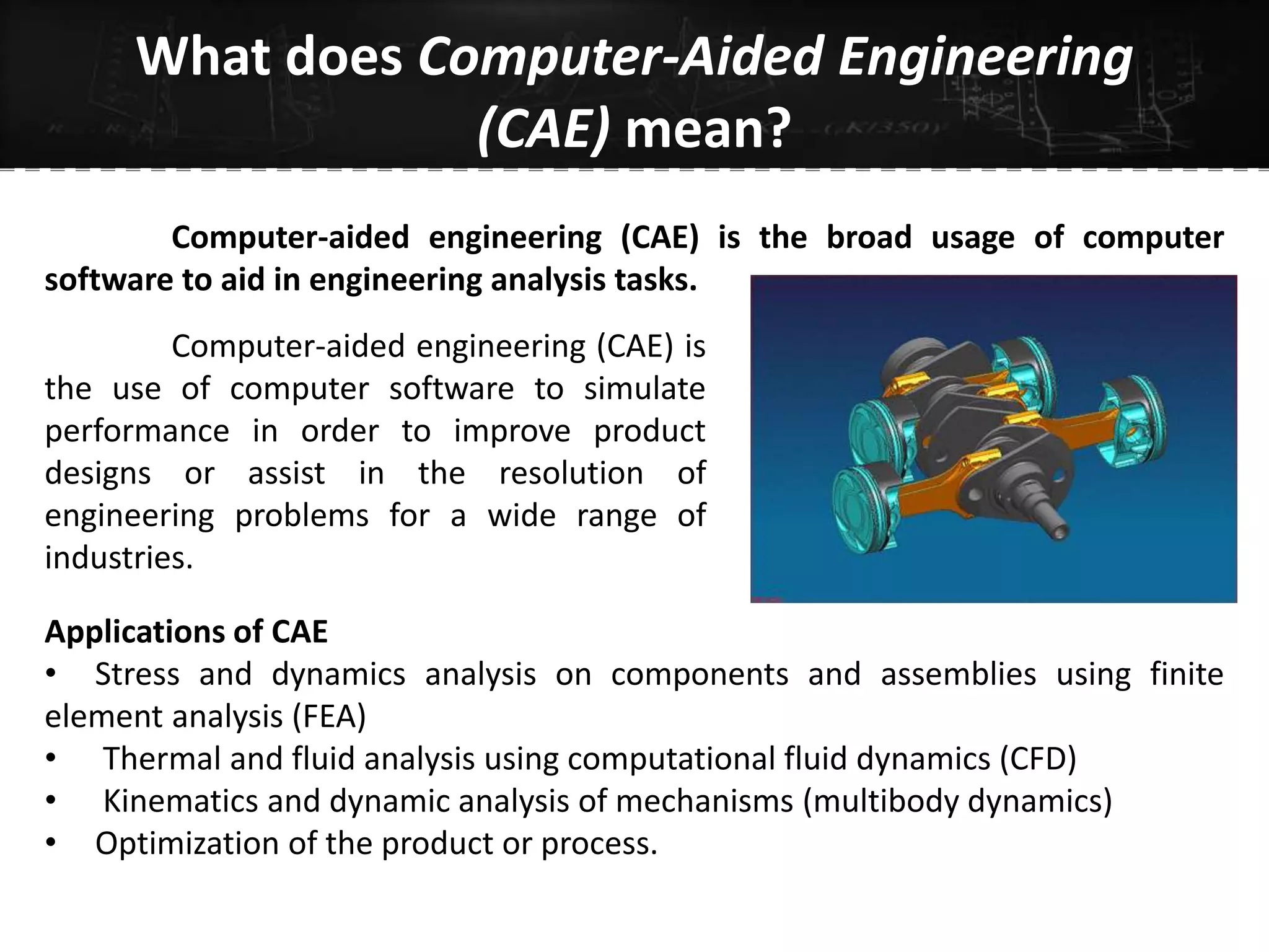 CAD CAE CAM Lecture | PPTX | Business | Business and Finance