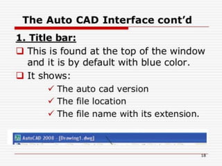 CAD Lecture Note PPT-ETU.pdf for any engineers | PDF