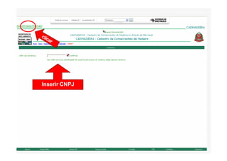 clic
    ar




Inserir CNPJ
 