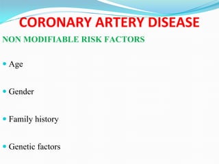 CAD AND MI (CORONARY ARTERY DISEASE AND MYOCARDIAL INFARCTION) | PDF