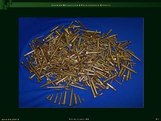 C a d m iu m M e t a b o l is m & P a t h o g e n e s is E f f e c t s




Ju n e 2 6 , 2 0 1 2                       T o t a l s l id s : 9 6                             21
 