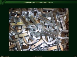 C a d m iu m M e t a b o l is m & P a t h o g e n e s is E f f e c t s




Ju n e 2 6 , 2 0 1 2                       T o t a l s l id s : 9 6                             22
 