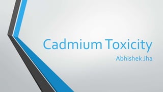 CadmiumToxicity
Abhishek Jha
 