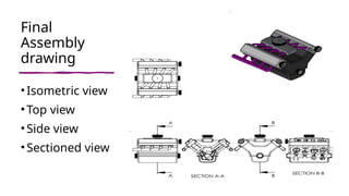 CAD Presentation about V8 engine design (Solidworks) | PPTX