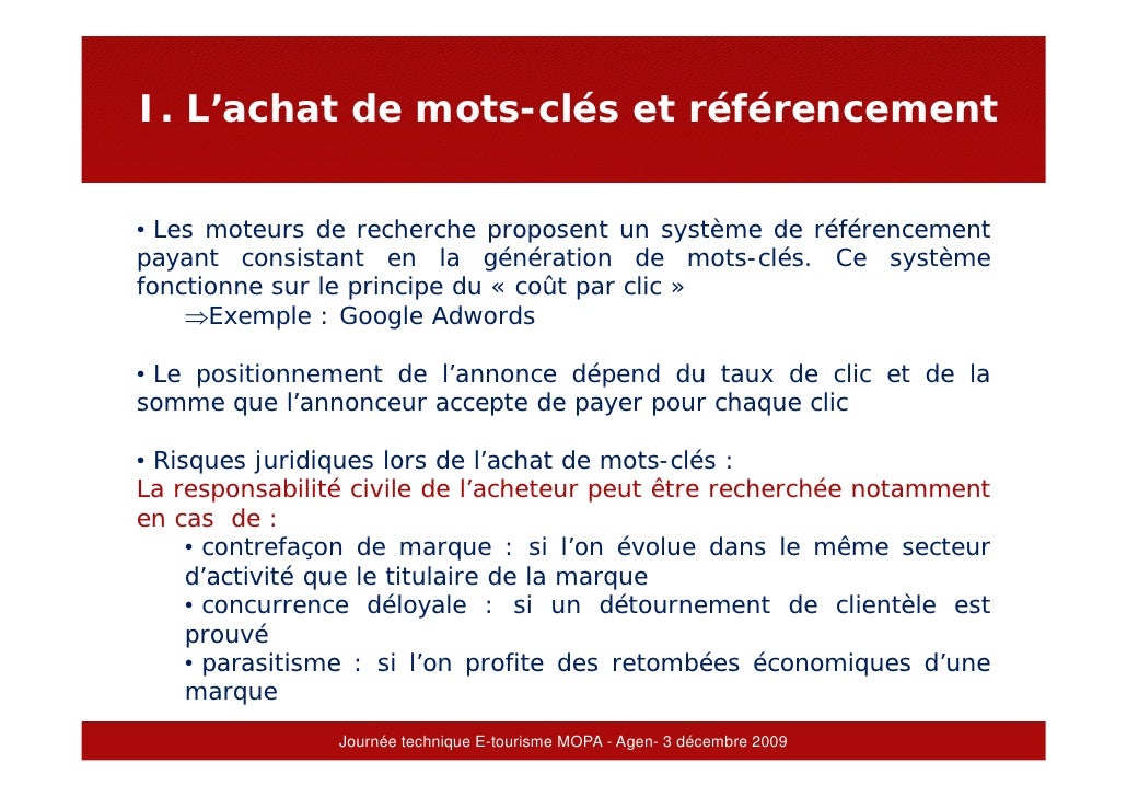 Cadre Juridique et Règlementaire