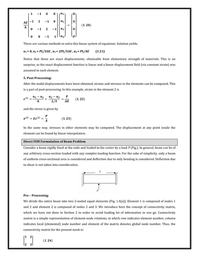 Finite Element Method | PDF