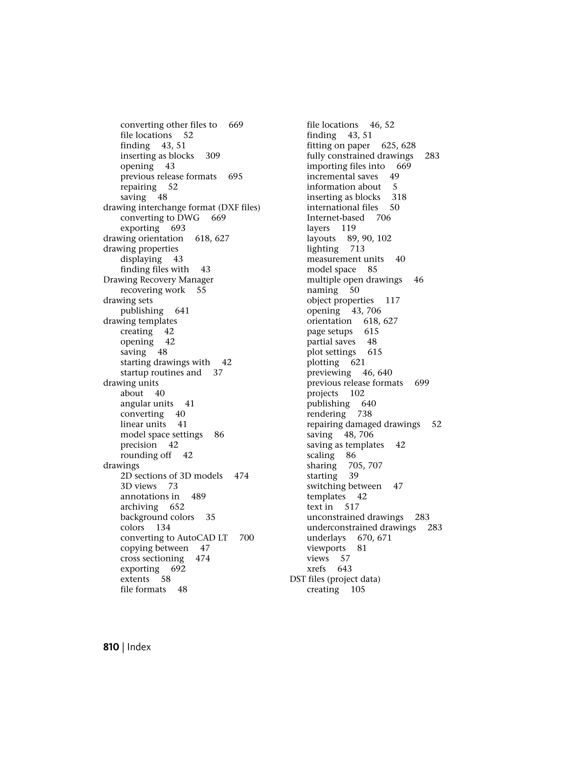 CAD (Computer Aided Drafting)