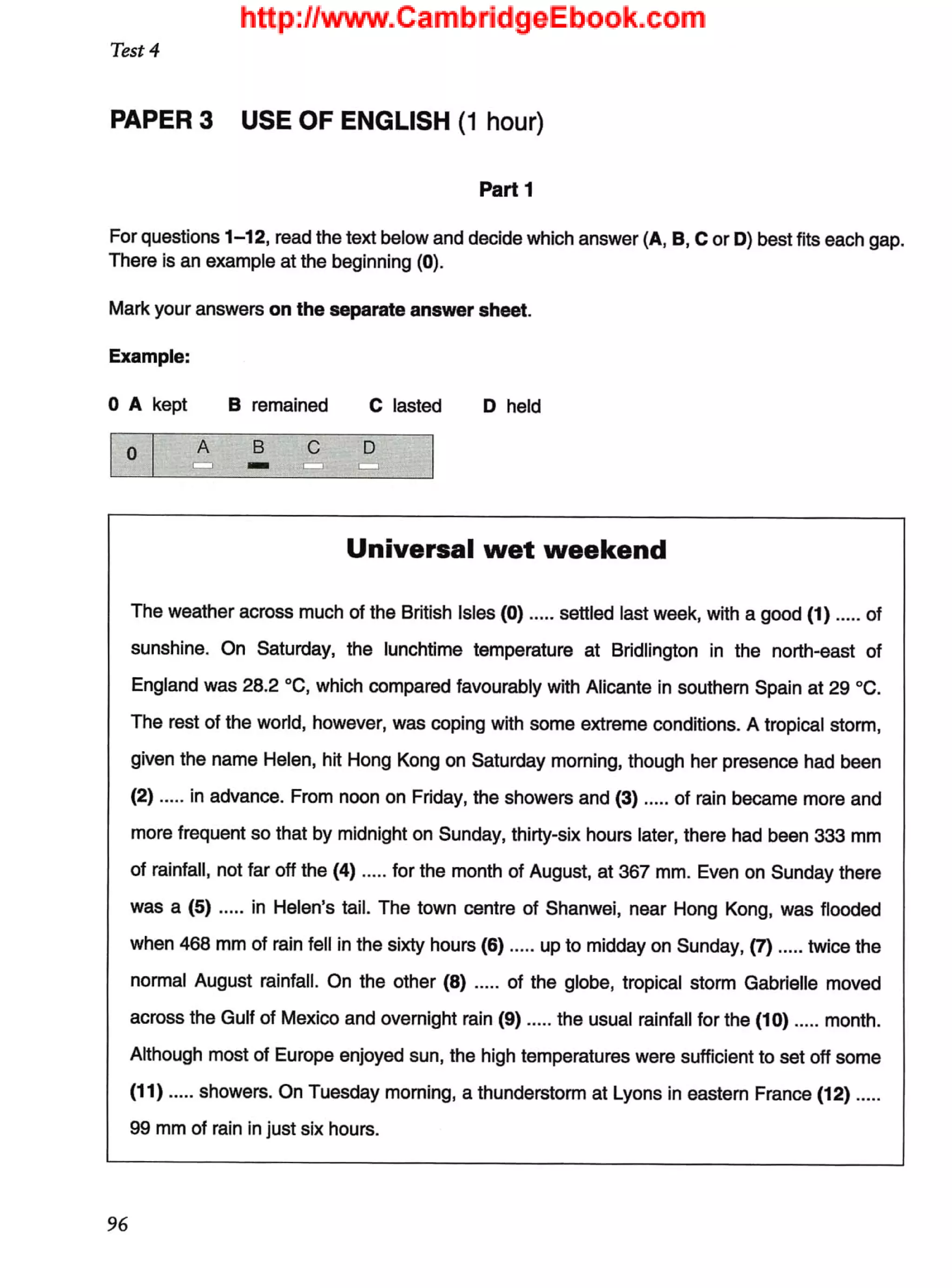 Cae cambridge certificate in advanced english 2
