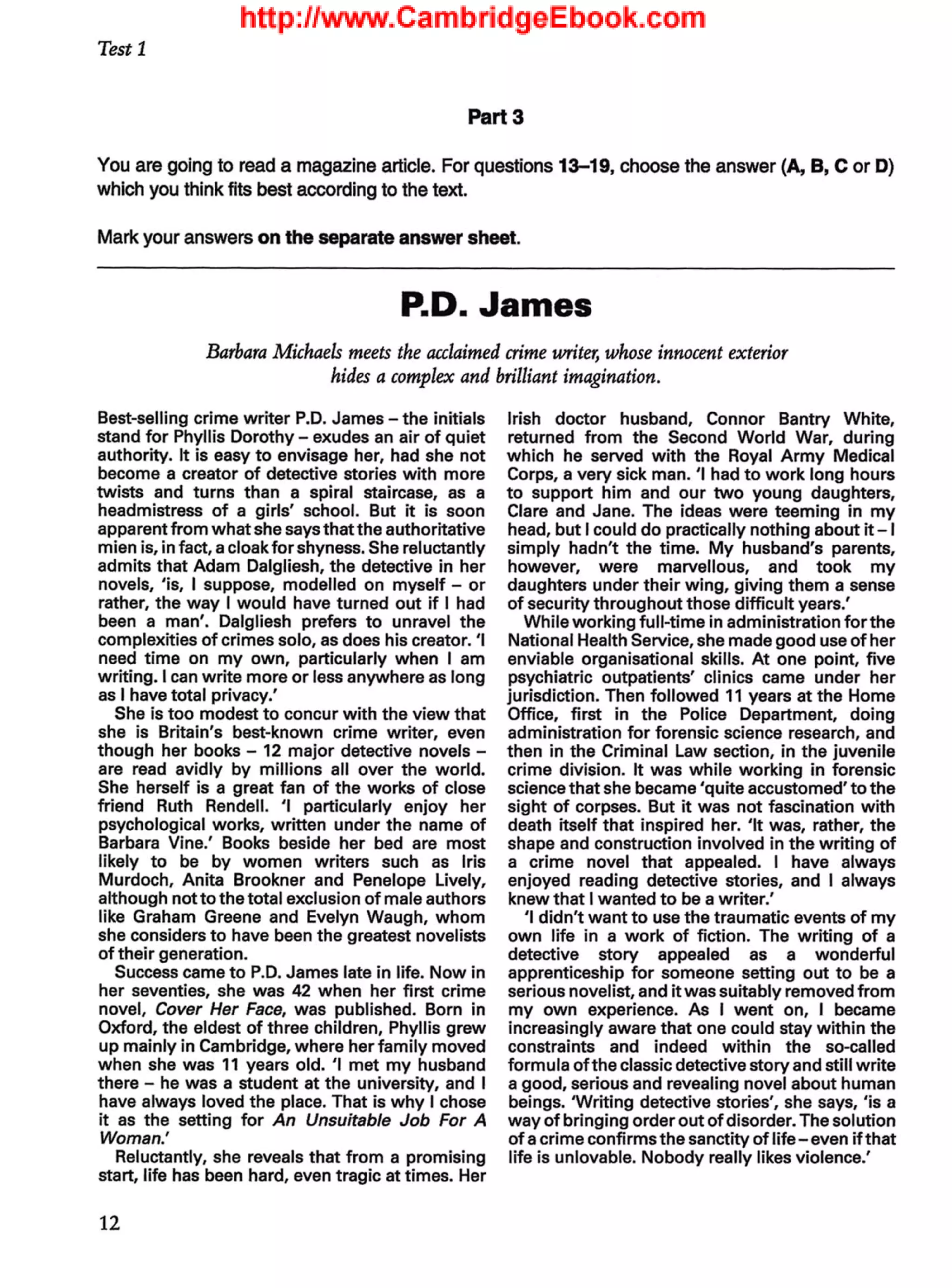 Cae cambridge certificate in advanced english 2