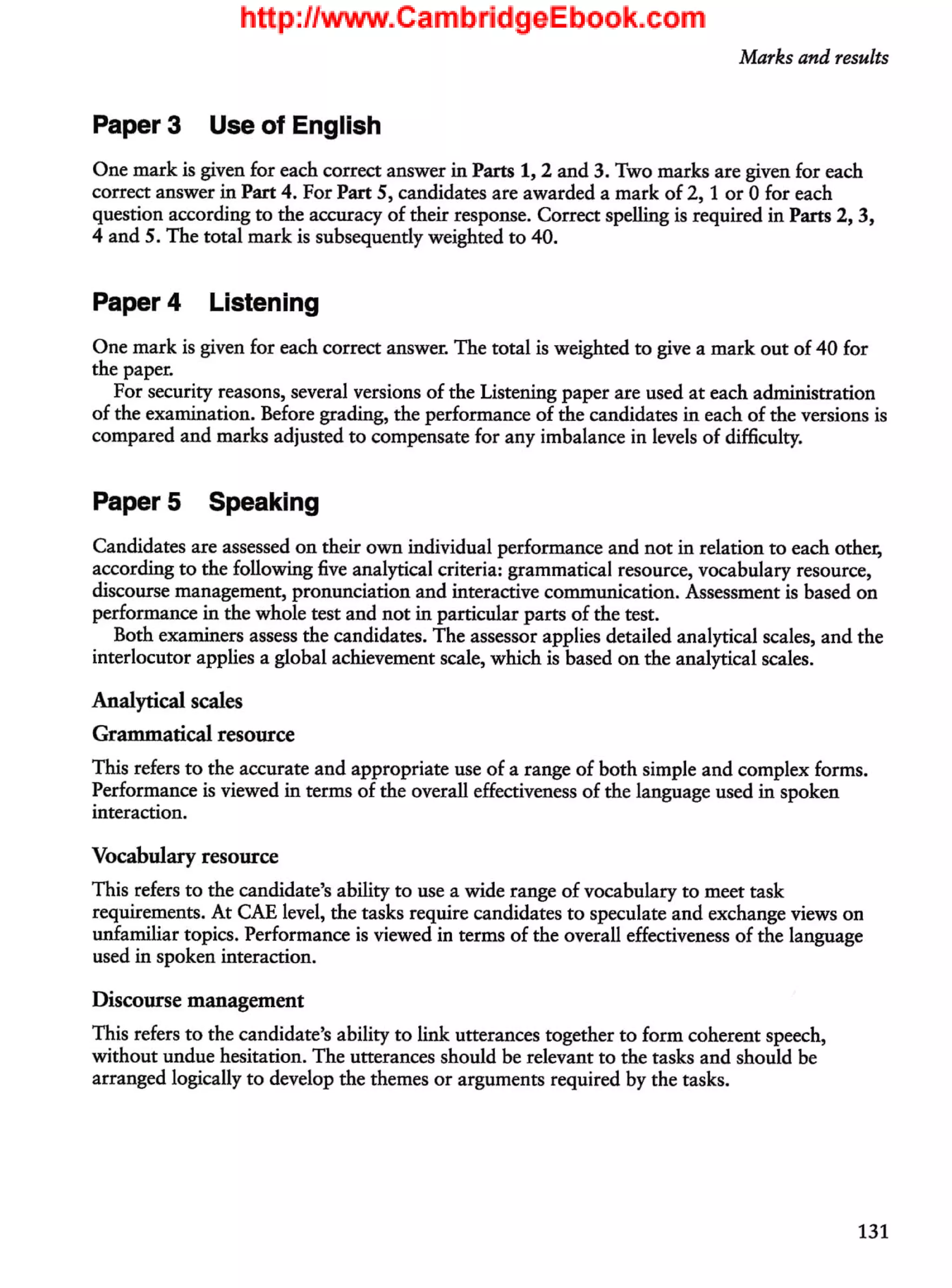 Cae cambridge certificate in advanced english 2