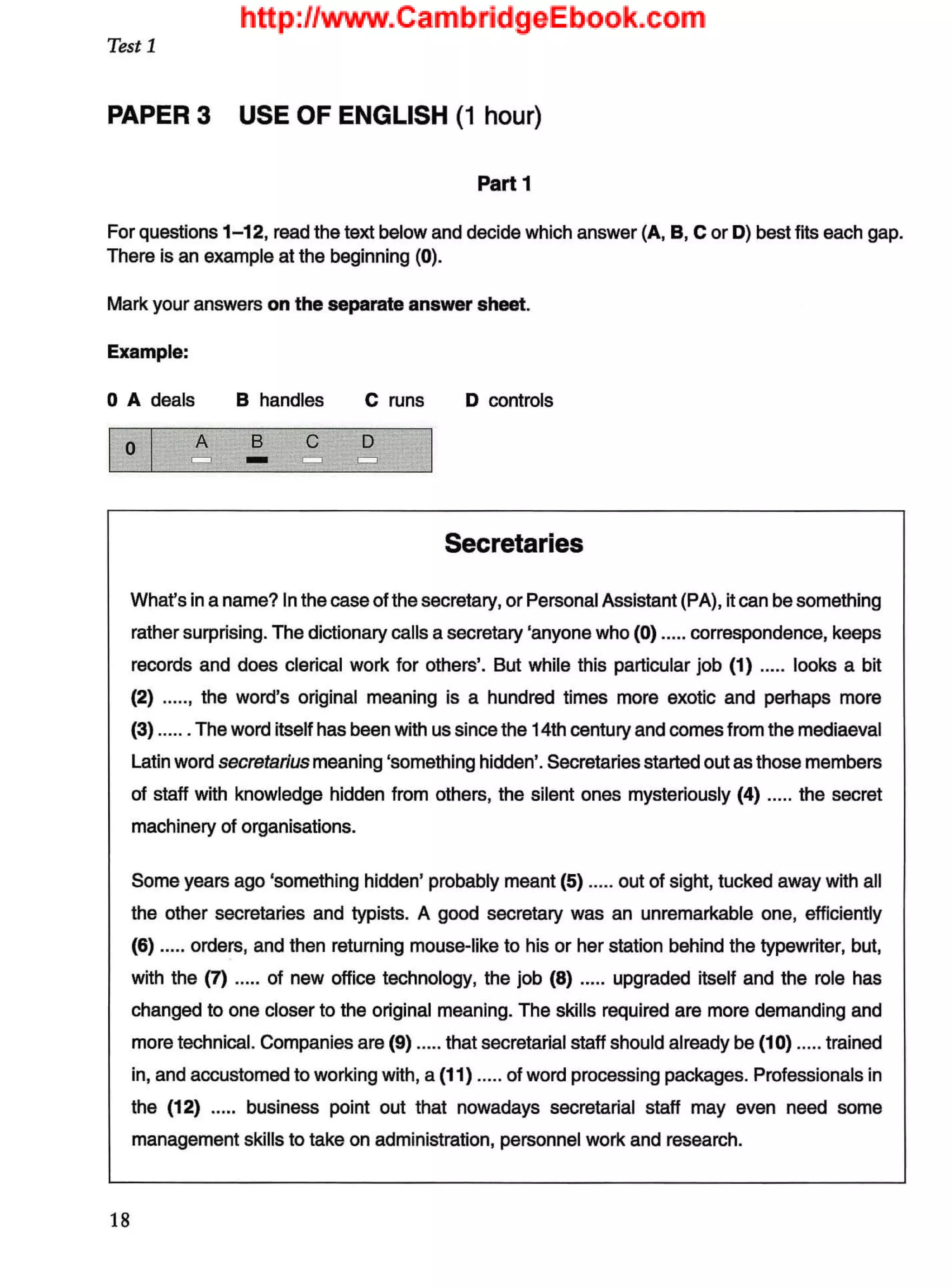 Cae cambridge certificate in advanced english 2