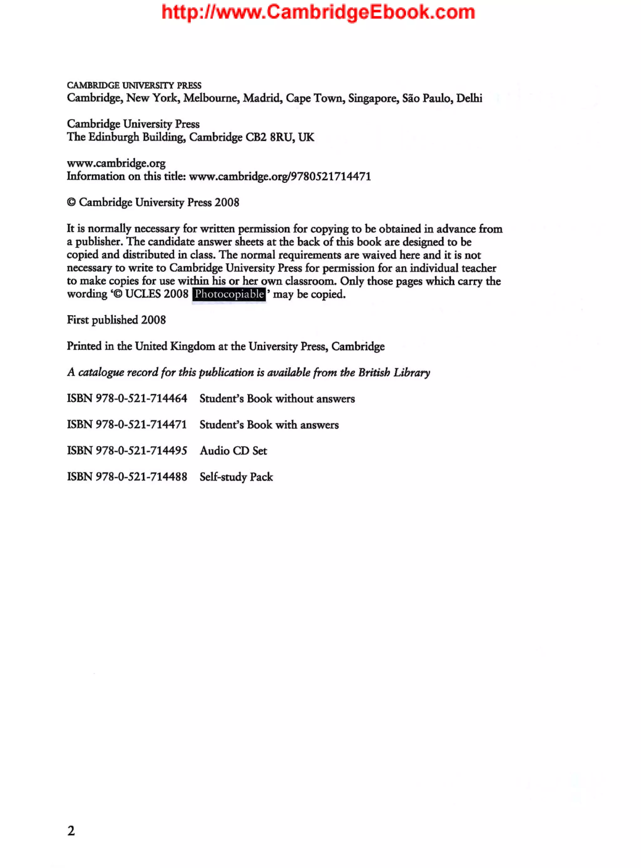 Cae cambridge certificate in advanced english 2