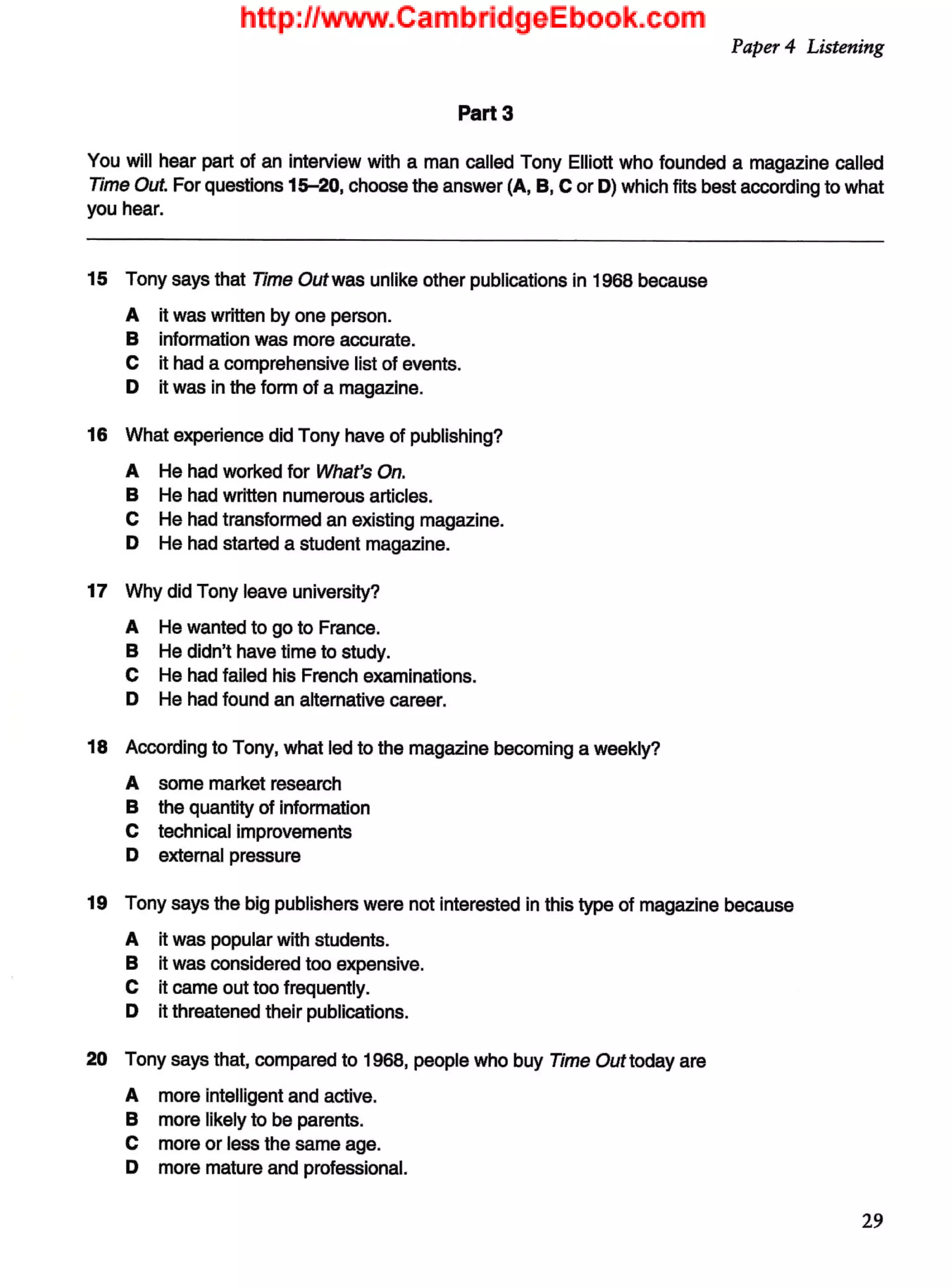 Cae cambridge certificate in advanced english 2