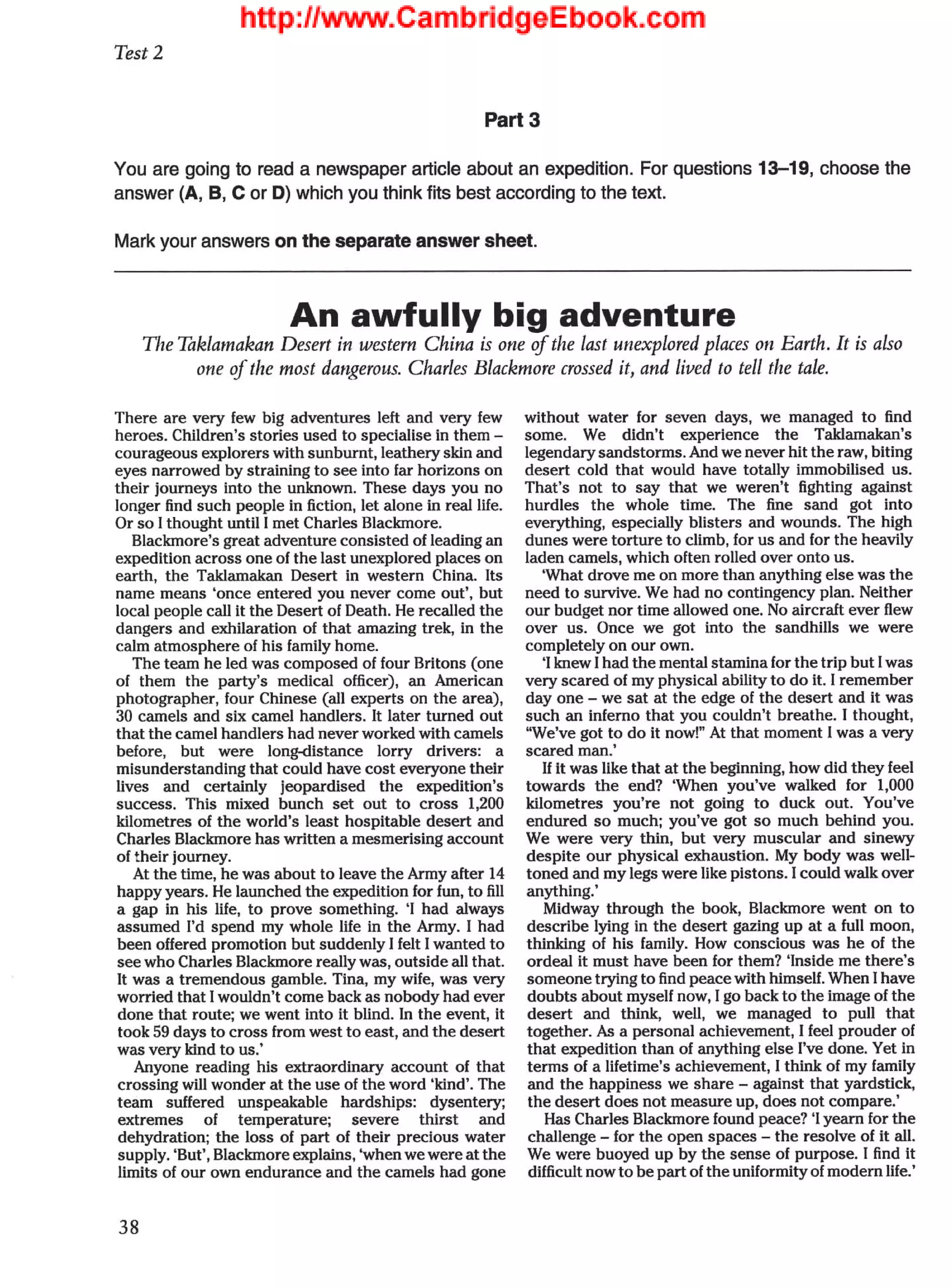 Cae cambridge certificate in advanced english 2