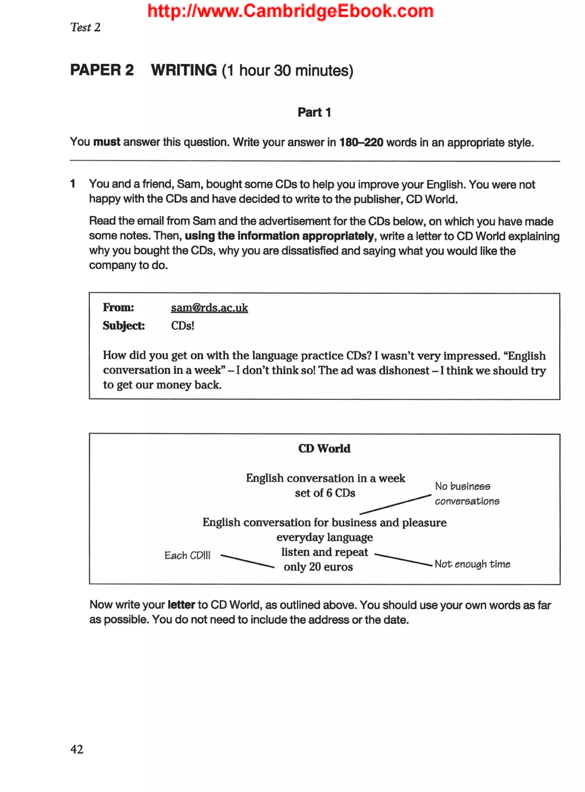 Cae cambridge certificate in advanced english 2