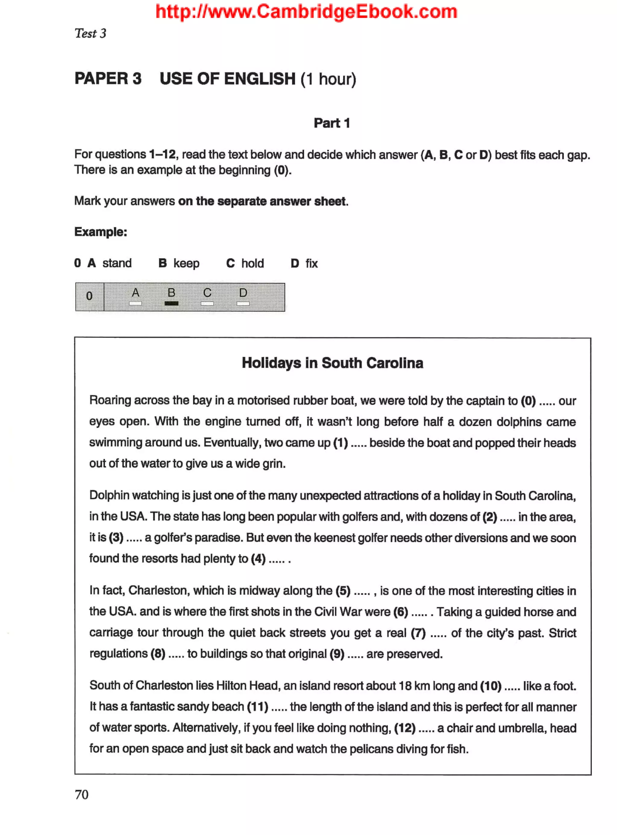 Cae cambridge certificate in advanced english 2