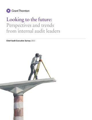 Looking to the future:
Perspectives and trends
from internal audit leaders
Chief Audit Executive Survey 2011
 
