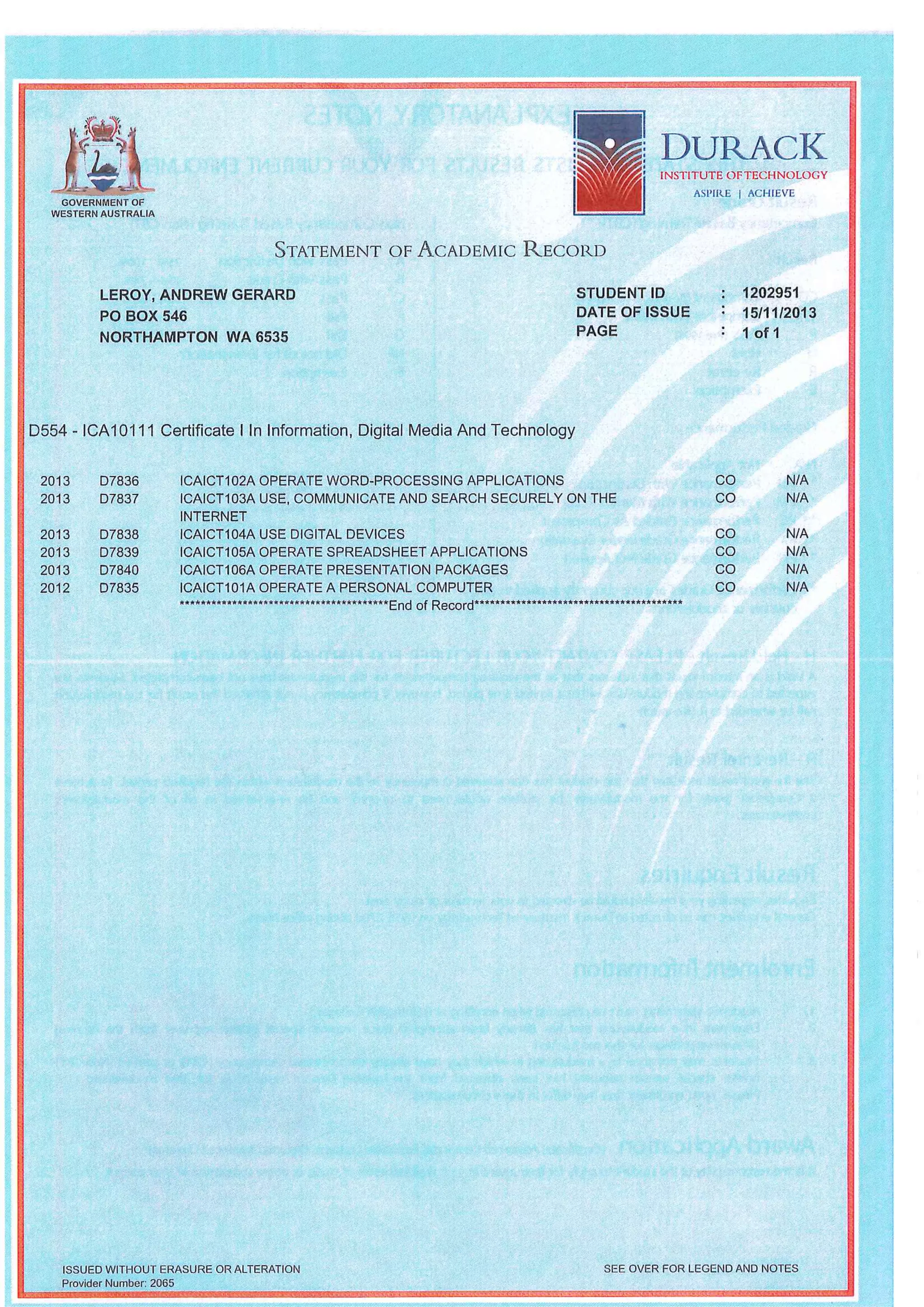 CERTIFICATES~.1 & III | PDF
