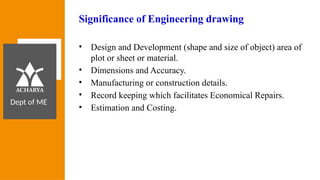CAED Foundation Module 1 computer aided engineering drawing | PPTX
