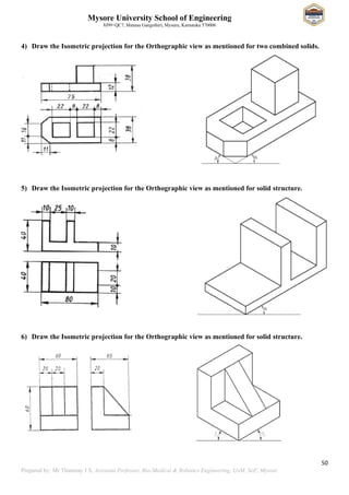 Caed Lab CAED Solution Book a CAED Lab Manual MUSE | PDF