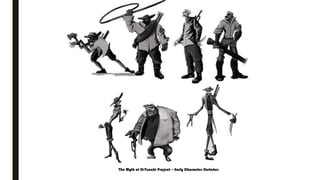 The Myth of EL-Tunchi Project – Early Character Sketches
 