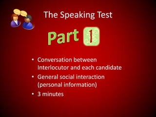 Use of English TestPartOpen clozeVocabulary and grammar15 questionsOnemarkeach