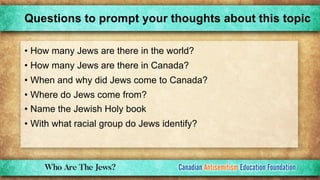 Identifying Jews Who Are The Jews? - A Comprehensive Overview of Jewish History, Culture ...