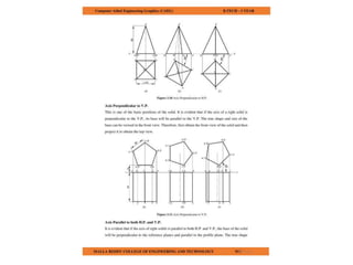 COMPUTER AIDED ENGINEERING GRAPHICS notes