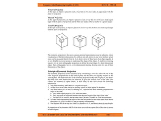 COMPUTER AIDED ENGINEERING GRAPHICS notes