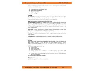 COMPUTER AIDED ENGINEERING GRAPHICS notes