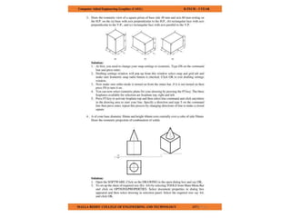 COMPUTER AIDED ENGINEERING GRAPHICS notes