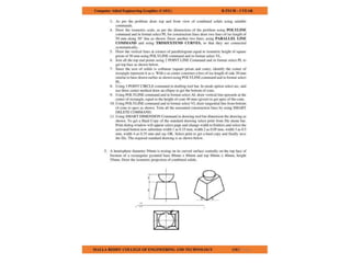 COMPUTER AIDED ENGINEERING GRAPHICS notes
