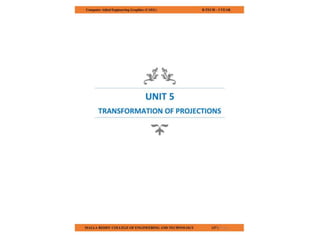 COMPUTER AIDED ENGINEERING GRAPHICS notes