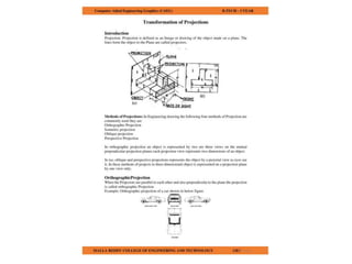 COMPUTER AIDED ENGINEERING GRAPHICS notes