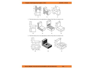 COMPUTER AIDED ENGINEERING GRAPHICS notes