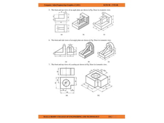 COMPUTER AIDED ENGINEERING GRAPHICS notes