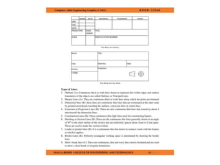COMPUTER AIDED ENGINEERING GRAPHICS notes