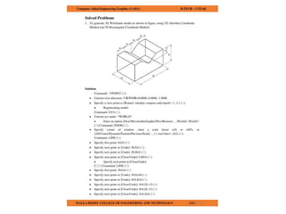 COMPUTER AIDED ENGINEERING GRAPHICS notes