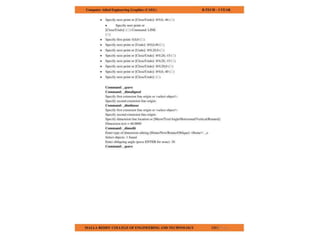 COMPUTER AIDED ENGINEERING GRAPHICS notes